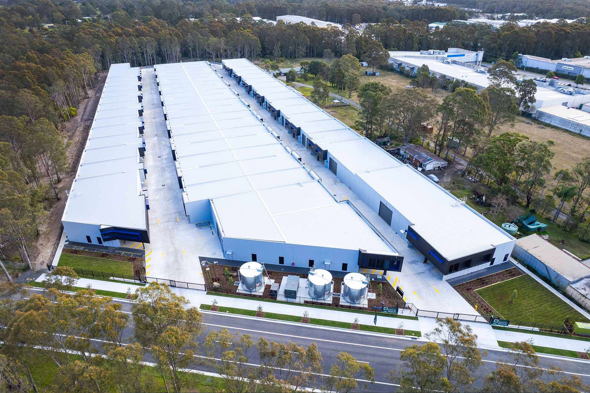 Nowra Business Park aerial view